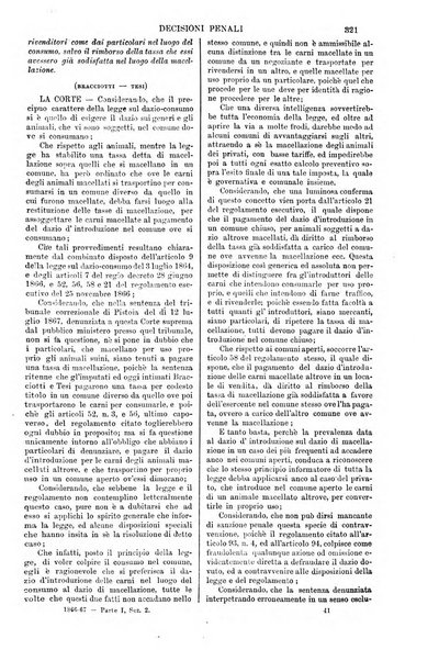 Annali della giurisprudenza italiana raccolta generale delle decisioni delle Corti di cassazione e d'appello in materia civile, criminale, commerciale, di diritto pubblico e amministrativo, e di procedura civile e penale