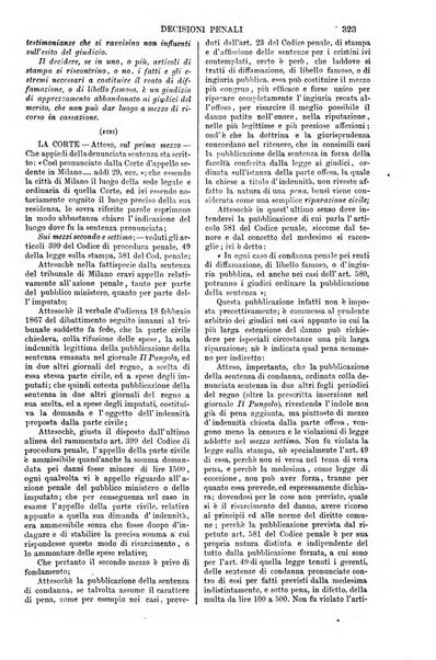 Annali della giurisprudenza italiana raccolta generale delle decisioni delle Corti di cassazione e d'appello in materia civile, criminale, commerciale, di diritto pubblico e amministrativo, e di procedura civile e penale