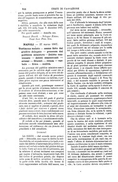 Annali della giurisprudenza italiana raccolta generale delle decisioni delle Corti di cassazione e d'appello in materia civile, criminale, commerciale, di diritto pubblico e amministrativo, e di procedura civile e penale