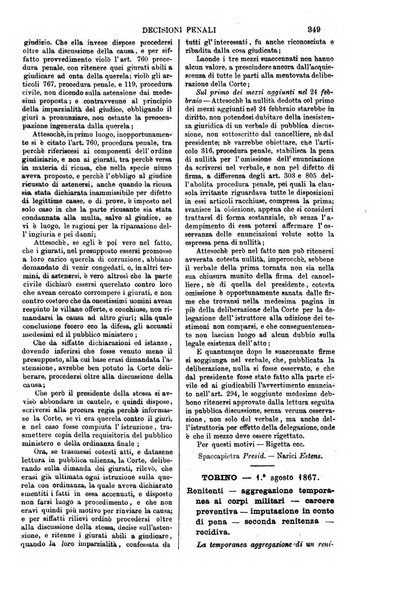 Annali della giurisprudenza italiana raccolta generale delle decisioni delle Corti di cassazione e d'appello in materia civile, criminale, commerciale, di diritto pubblico e amministrativo, e di procedura civile e penale