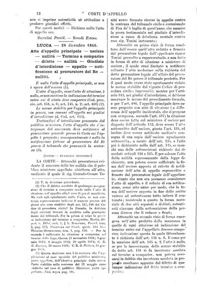 Annali della giurisprudenza italiana raccolta generale delle decisioni delle Corti di cassazione e d'appello in materia civile, criminale, commerciale, di diritto pubblico e amministrativo, e di procedura civile e penale