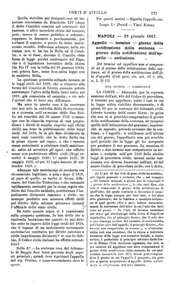 Annali della giurisprudenza italiana raccolta generale delle decisioni delle Corti di cassazione e d'appello in materia civile, criminale, commerciale, di diritto pubblico e amministrativo, e di procedura civile e penale