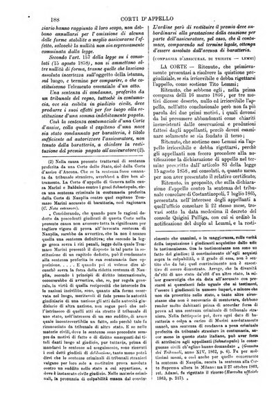 Annali della giurisprudenza italiana raccolta generale delle decisioni delle Corti di cassazione e d'appello in materia civile, criminale, commerciale, di diritto pubblico e amministrativo, e di procedura civile e penale