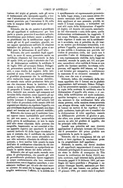 Annali della giurisprudenza italiana raccolta generale delle decisioni delle Corti di cassazione e d'appello in materia civile, criminale, commerciale, di diritto pubblico e amministrativo, e di procedura civile e penale