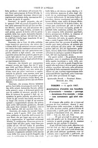 Annali della giurisprudenza italiana raccolta generale delle decisioni delle Corti di cassazione e d'appello in materia civile, criminale, commerciale, di diritto pubblico e amministrativo, e di procedura civile e penale