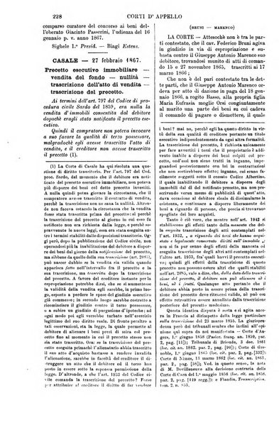 Annali della giurisprudenza italiana raccolta generale delle decisioni delle Corti di cassazione e d'appello in materia civile, criminale, commerciale, di diritto pubblico e amministrativo, e di procedura civile e penale