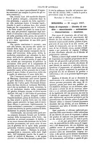 Annali della giurisprudenza italiana raccolta generale delle decisioni delle Corti di cassazione e d'appello in materia civile, criminale, commerciale, di diritto pubblico e amministrativo, e di procedura civile e penale