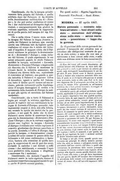 Annali della giurisprudenza italiana raccolta generale delle decisioni delle Corti di cassazione e d'appello in materia civile, criminale, commerciale, di diritto pubblico e amministrativo, e di procedura civile e penale