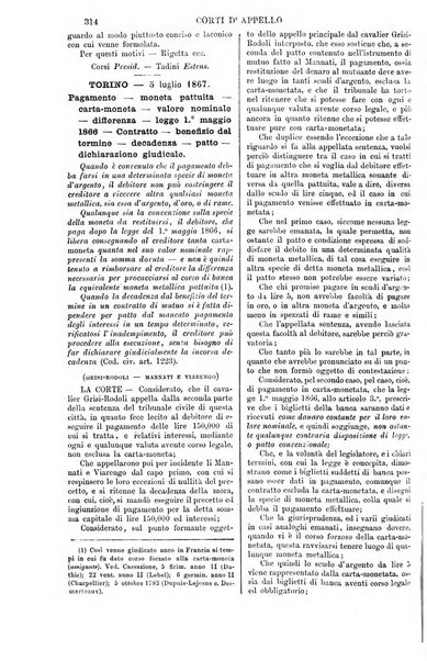 Annali della giurisprudenza italiana raccolta generale delle decisioni delle Corti di cassazione e d'appello in materia civile, criminale, commerciale, di diritto pubblico e amministrativo, e di procedura civile e penale