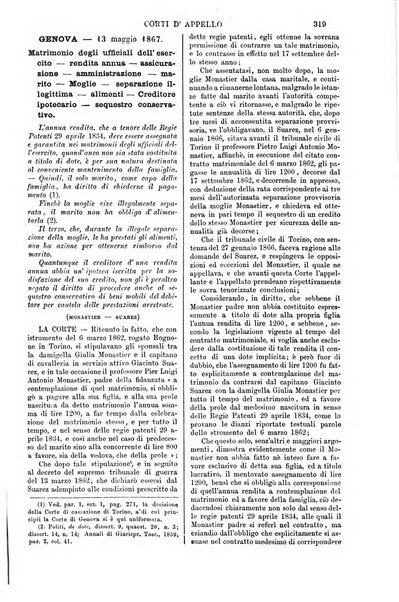 Annali della giurisprudenza italiana raccolta generale delle decisioni delle Corti di cassazione e d'appello in materia civile, criminale, commerciale, di diritto pubblico e amministrativo, e di procedura civile e penale