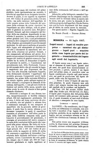 Annali della giurisprudenza italiana raccolta generale delle decisioni delle Corti di cassazione e d'appello in materia civile, criminale, commerciale, di diritto pubblico e amministrativo, e di procedura civile e penale