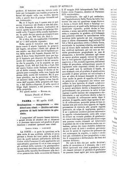 Annali della giurisprudenza italiana raccolta generale delle decisioni delle Corti di cassazione e d'appello in materia civile, criminale, commerciale, di diritto pubblico e amministrativo, e di procedura civile e penale