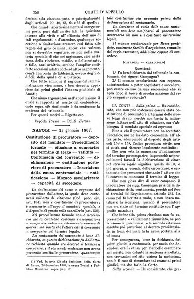 Annali della giurisprudenza italiana raccolta generale delle decisioni delle Corti di cassazione e d'appello in materia civile, criminale, commerciale, di diritto pubblico e amministrativo, e di procedura civile e penale