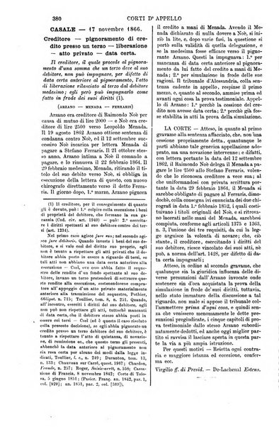 Annali della giurisprudenza italiana raccolta generale delle decisioni delle Corti di cassazione e d'appello in materia civile, criminale, commerciale, di diritto pubblico e amministrativo, e di procedura civile e penale