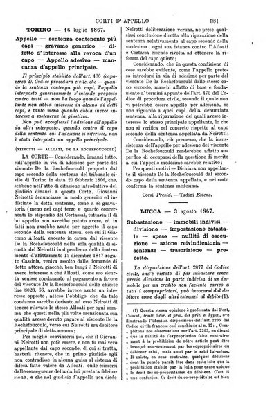 Annali della giurisprudenza italiana raccolta generale delle decisioni delle Corti di cassazione e d'appello in materia civile, criminale, commerciale, di diritto pubblico e amministrativo, e di procedura civile e penale