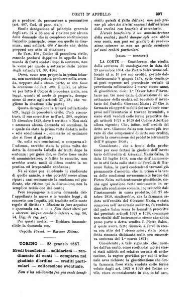 Annali della giurisprudenza italiana raccolta generale delle decisioni delle Corti di cassazione e d'appello in materia civile, criminale, commerciale, di diritto pubblico e amministrativo, e di procedura civile e penale