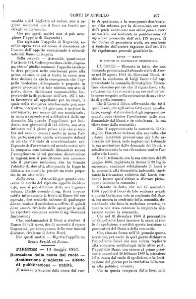 Annali della giurisprudenza italiana raccolta generale delle decisioni delle Corti di cassazione e d'appello in materia civile, criminale, commerciale, di diritto pubblico e amministrativo, e di procedura civile e penale