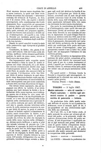 Annali della giurisprudenza italiana raccolta generale delle decisioni delle Corti di cassazione e d'appello in materia civile, criminale, commerciale, di diritto pubblico e amministrativo, e di procedura civile e penale