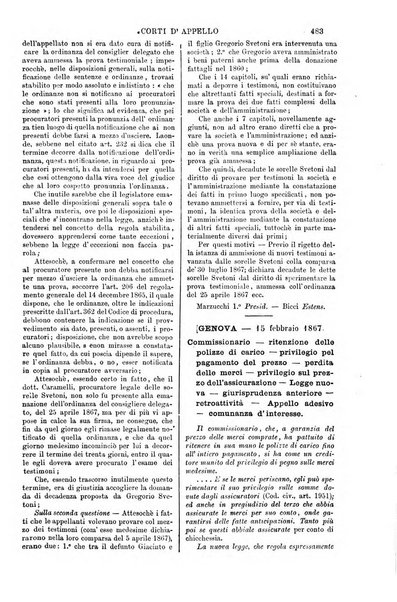 Annali della giurisprudenza italiana raccolta generale delle decisioni delle Corti di cassazione e d'appello in materia civile, criminale, commerciale, di diritto pubblico e amministrativo, e di procedura civile e penale