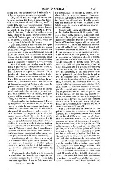 Annali della giurisprudenza italiana raccolta generale delle decisioni delle Corti di cassazione e d'appello in materia civile, criminale, commerciale, di diritto pubblico e amministrativo, e di procedura civile e penale