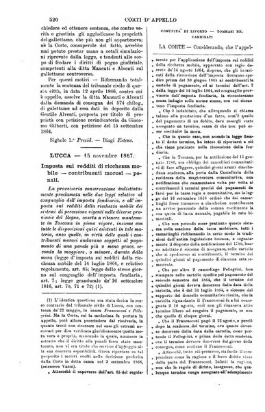 Annali della giurisprudenza italiana raccolta generale delle decisioni delle Corti di cassazione e d'appello in materia civile, criminale, commerciale, di diritto pubblico e amministrativo, e di procedura civile e penale