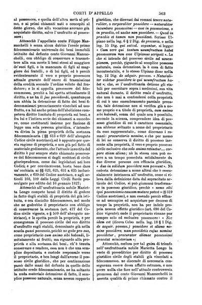 Annali della giurisprudenza italiana raccolta generale delle decisioni delle Corti di cassazione e d'appello in materia civile, criminale, commerciale, di diritto pubblico e amministrativo, e di procedura civile e penale