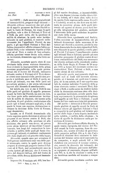 Annali della giurisprudenza italiana raccolta generale delle decisioni delle Corti di cassazione e d'appello in materia civile, criminale, commerciale, di diritto pubblico e amministrativo, e di procedura civile e penale