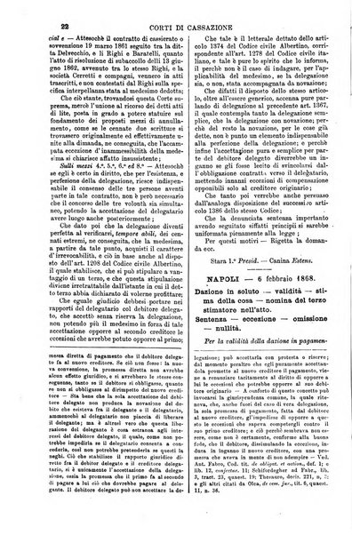 Annali della giurisprudenza italiana raccolta generale delle decisioni delle Corti di cassazione e d'appello in materia civile, criminale, commerciale, di diritto pubblico e amministrativo, e di procedura civile e penale