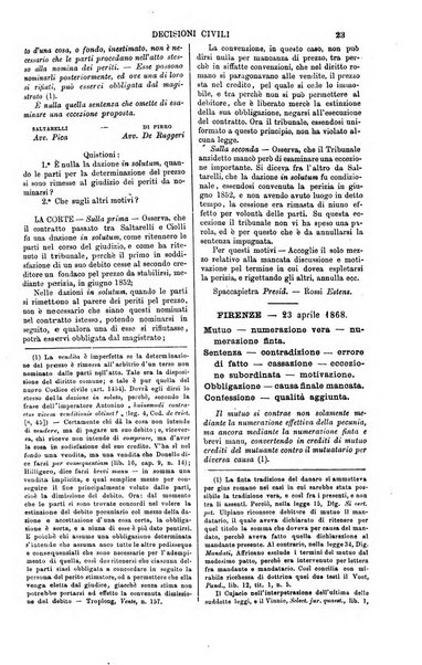 Annali della giurisprudenza italiana raccolta generale delle decisioni delle Corti di cassazione e d'appello in materia civile, criminale, commerciale, di diritto pubblico e amministrativo, e di procedura civile e penale