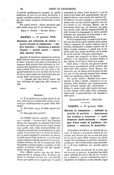 Annali della giurisprudenza italiana raccolta generale delle decisioni delle Corti di cassazione e d'appello in materia civile, criminale, commerciale, di diritto pubblico e amministrativo, e di procedura civile e penale