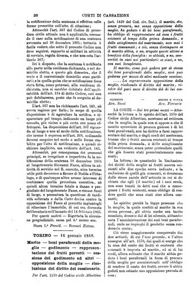 Annali della giurisprudenza italiana raccolta generale delle decisioni delle Corti di cassazione e d'appello in materia civile, criminale, commerciale, di diritto pubblico e amministrativo, e di procedura civile e penale