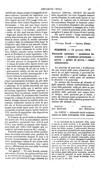 Annali della giurisprudenza italiana raccolta generale delle decisioni delle Corti di cassazione e d'appello in materia civile, criminale, commerciale, di diritto pubblico e amministrativo, e di procedura civile e penale