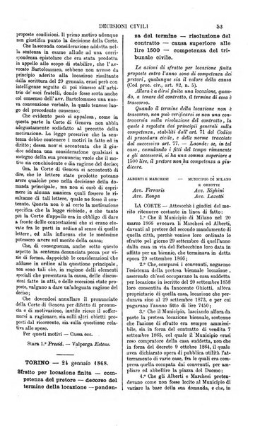 Annali della giurisprudenza italiana raccolta generale delle decisioni delle Corti di cassazione e d'appello in materia civile, criminale, commerciale, di diritto pubblico e amministrativo, e di procedura civile e penale