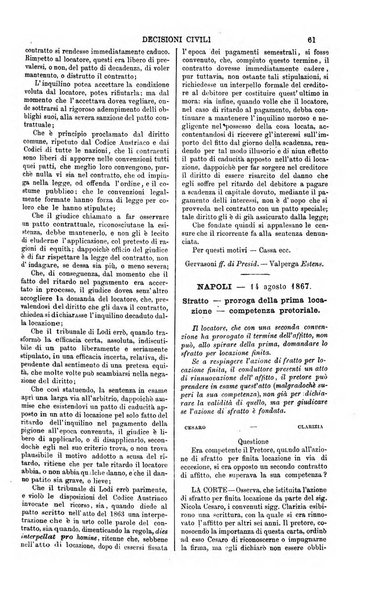 Annali della giurisprudenza italiana raccolta generale delle decisioni delle Corti di cassazione e d'appello in materia civile, criminale, commerciale, di diritto pubblico e amministrativo, e di procedura civile e penale