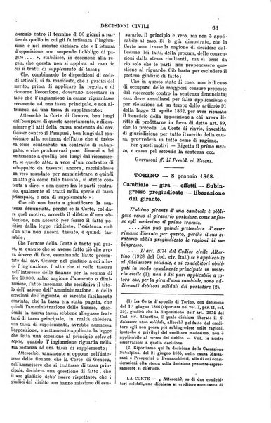 Annali della giurisprudenza italiana raccolta generale delle decisioni delle Corti di cassazione e d'appello in materia civile, criminale, commerciale, di diritto pubblico e amministrativo, e di procedura civile e penale