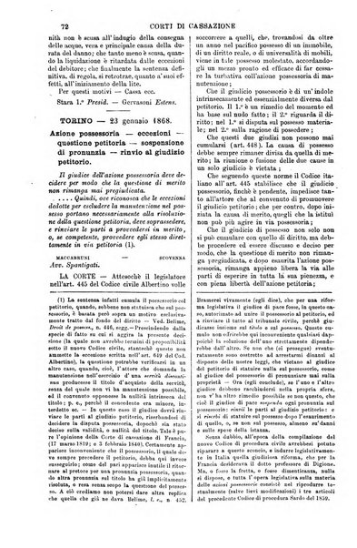 Annali della giurisprudenza italiana raccolta generale delle decisioni delle Corti di cassazione e d'appello in materia civile, criminale, commerciale, di diritto pubblico e amministrativo, e di procedura civile e penale