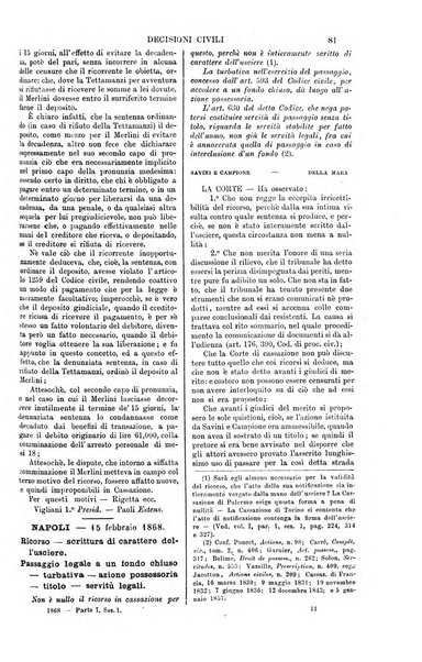 Annali della giurisprudenza italiana raccolta generale delle decisioni delle Corti di cassazione e d'appello in materia civile, criminale, commerciale, di diritto pubblico e amministrativo, e di procedura civile e penale