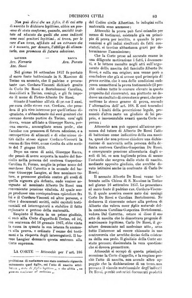 Annali della giurisprudenza italiana raccolta generale delle decisioni delle Corti di cassazione e d'appello in materia civile, criminale, commerciale, di diritto pubblico e amministrativo, e di procedura civile e penale