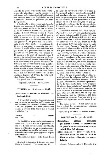 Annali della giurisprudenza italiana raccolta generale delle decisioni delle Corti di cassazione e d'appello in materia civile, criminale, commerciale, di diritto pubblico e amministrativo, e di procedura civile e penale