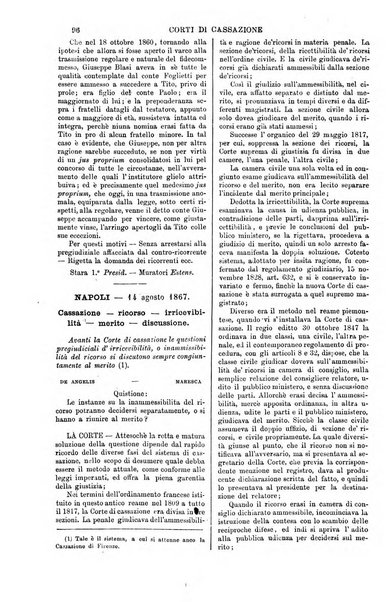 Annali della giurisprudenza italiana raccolta generale delle decisioni delle Corti di cassazione e d'appello in materia civile, criminale, commerciale, di diritto pubblico e amministrativo, e di procedura civile e penale