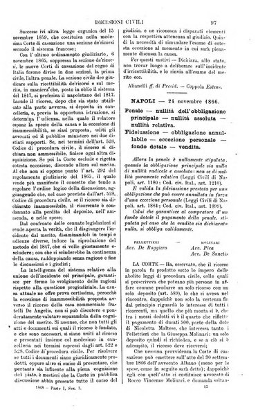 Annali della giurisprudenza italiana raccolta generale delle decisioni delle Corti di cassazione e d'appello in materia civile, criminale, commerciale, di diritto pubblico e amministrativo, e di procedura civile e penale