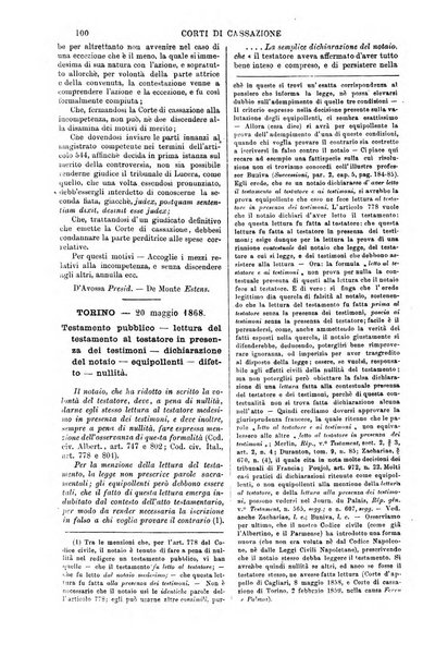 Annali della giurisprudenza italiana raccolta generale delle decisioni delle Corti di cassazione e d'appello in materia civile, criminale, commerciale, di diritto pubblico e amministrativo, e di procedura civile e penale