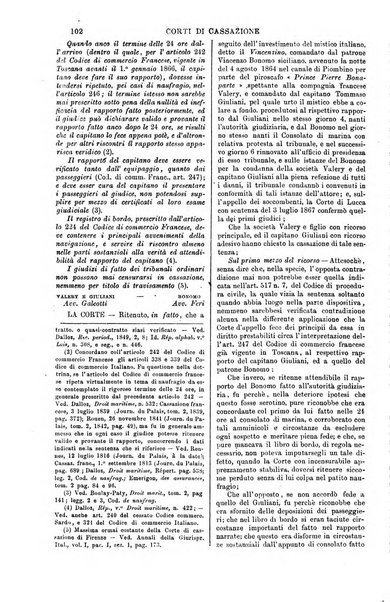 Annali della giurisprudenza italiana raccolta generale delle decisioni delle Corti di cassazione e d'appello in materia civile, criminale, commerciale, di diritto pubblico e amministrativo, e di procedura civile e penale