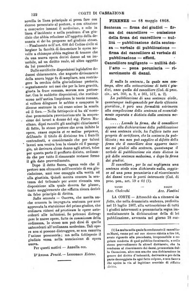 Annali della giurisprudenza italiana raccolta generale delle decisioni delle Corti di cassazione e d'appello in materia civile, criminale, commerciale, di diritto pubblico e amministrativo, e di procedura civile e penale