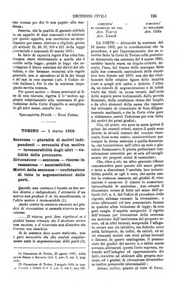 Annali della giurisprudenza italiana raccolta generale delle decisioni delle Corti di cassazione e d'appello in materia civile, criminale, commerciale, di diritto pubblico e amministrativo, e di procedura civile e penale