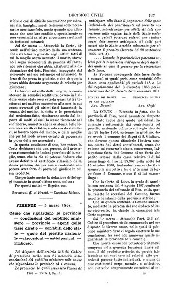 Annali della giurisprudenza italiana raccolta generale delle decisioni delle Corti di cassazione e d'appello in materia civile, criminale, commerciale, di diritto pubblico e amministrativo, e di procedura civile e penale