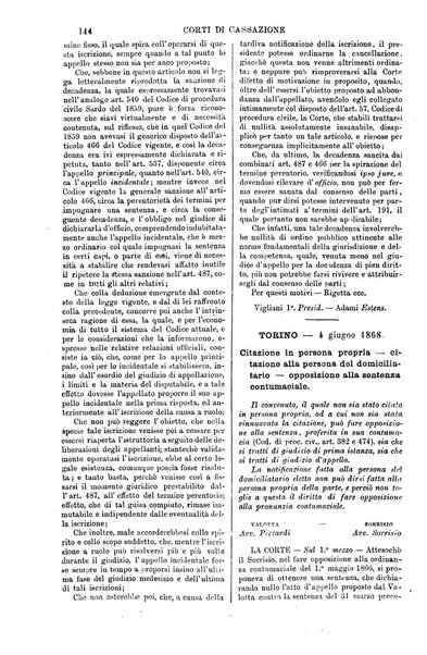 Annali della giurisprudenza italiana raccolta generale delle decisioni delle Corti di cassazione e d'appello in materia civile, criminale, commerciale, di diritto pubblico e amministrativo, e di procedura civile e penale