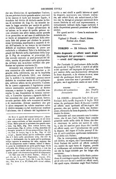 Annali della giurisprudenza italiana raccolta generale delle decisioni delle Corti di cassazione e d'appello in materia civile, criminale, commerciale, di diritto pubblico e amministrativo, e di procedura civile e penale