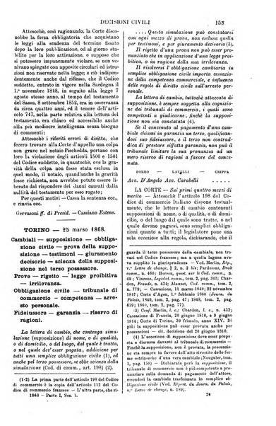 Annali della giurisprudenza italiana raccolta generale delle decisioni delle Corti di cassazione e d'appello in materia civile, criminale, commerciale, di diritto pubblico e amministrativo, e di procedura civile e penale