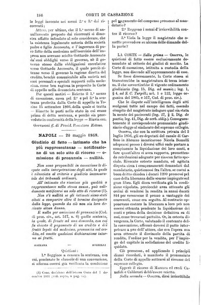 Annali della giurisprudenza italiana raccolta generale delle decisioni delle Corti di cassazione e d'appello in materia civile, criminale, commerciale, di diritto pubblico e amministrativo, e di procedura civile e penale